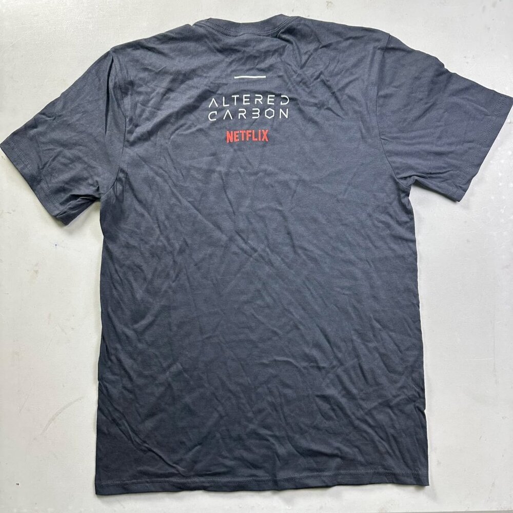 Altered Carbon TV Show Netflix Graphic T-Shirt Men’s M Medium Gray Promo - Picture 2 of 3